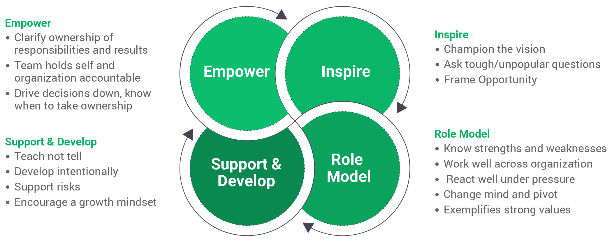 The Leadership Mindset model