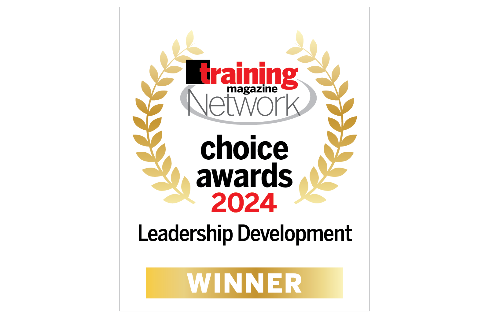 2024 Training Magazine Network Choice Award for Leadership Development